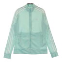 ADIDAS GOLF アディダスゴルフ GM3757 ジップジャケット グリーン系 M 【中古】ゴルフウェア レディース