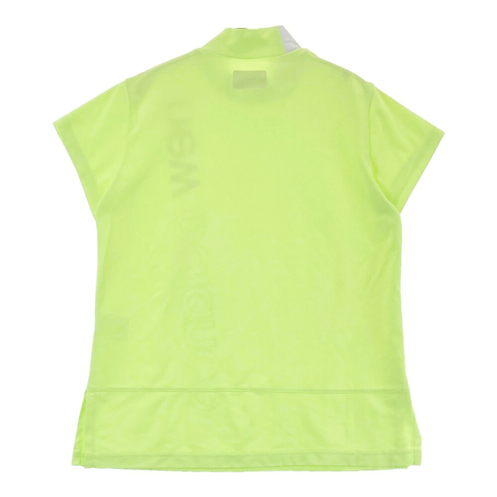 NEW BALANCE GOLF ニューバランス ハイネック 半袖Tシャツ イエロー系 2 【中古】ゴルフウェア レディース