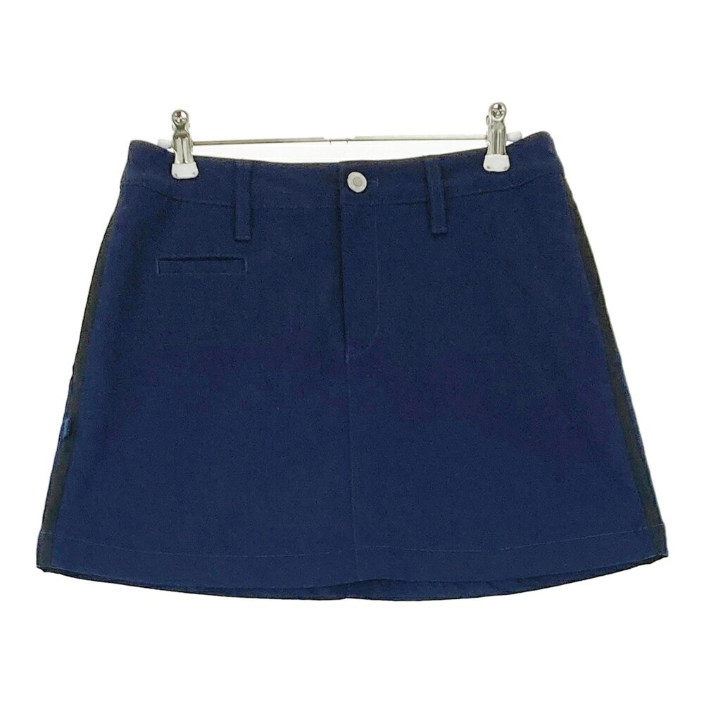 JACK BUNNY ジャックバニー インナー付スカート ネイビー系 1 【中古】ゴルフウェア レディース