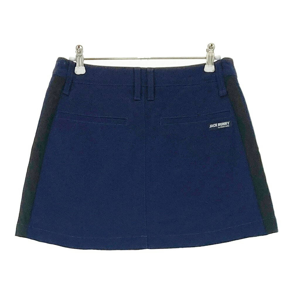 JACK BUNNY ジャックバニー インナー付スカート ネイビー系 1 【中古】ゴルフウェア レディース