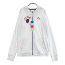 LE COQ GOLF ルコックゴルフ ジップパーカー ホワイト系 L 【中古】ゴルフウェア レディース