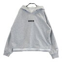 JACK BUNNY ジャックバニー プルオーバー パーカー グレー系 1 【中古】ゴルフウェア レディース
