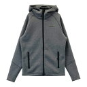 BRIEFING GOLF ブリーフィング スウェット ジップパーカー グレー系 S 【中古】ゴルフウェア レディース