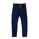 23区GOLF ニジュウサンクゴルフ 裏起毛ストレッチパンツ ネイビー系 M-L 【中古】ゴルフウェア レディース