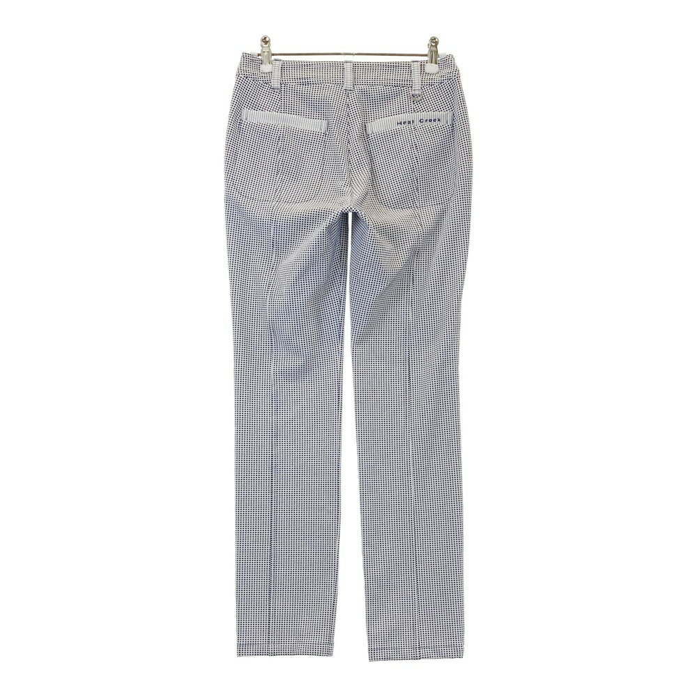 HEAL CREEK ヒールクリーク ストレッチパンツ チェック柄 ネイビー系 38 【中古】ゴルフウェア レディース