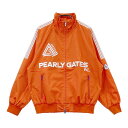 PEARLY GATES パーリーゲイツ 2024年モデル 蓄熱 ナイロンジャケット オレンジ系 0 【中古】ゴルフウェア レディース