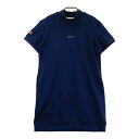 BRIEFING GOLF ブリーフィング ハイネック 半袖ワンピース ネイビー系 XS 【中古】ゴルフウェア レディース
