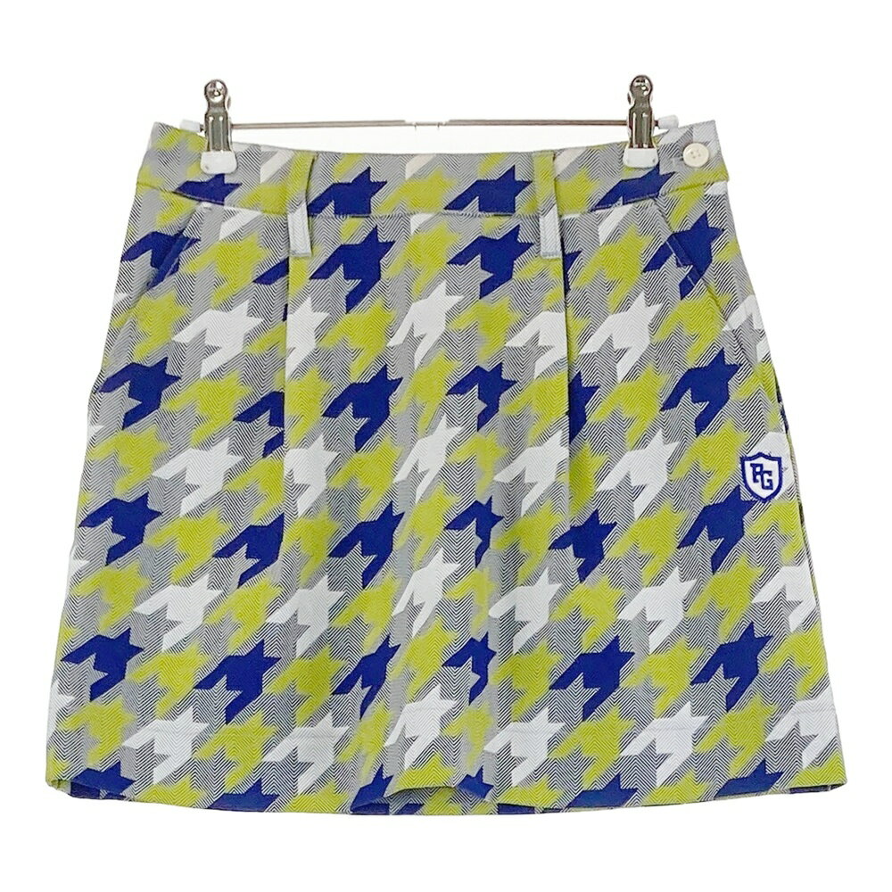 PEARLY GATES パーリーゲイツ スカート ヘリンボーン 千鳥柄 ネイビー系 00 【中古】ゴルフウェア レディース