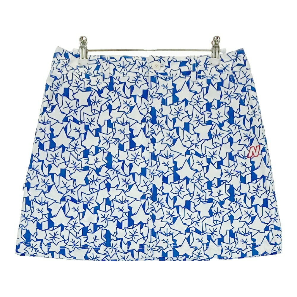 NEW BALANCE GOLF ニューバランス スカート アイビーリーフ ブルー系 2 【中古】ゴルフウェア レディース