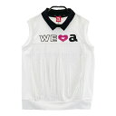 ARCHIVIO アルチビオ A659501 襟付き ノースリーブTシャツ ホワイト系 36 【中古】ゴルフウェア レディース