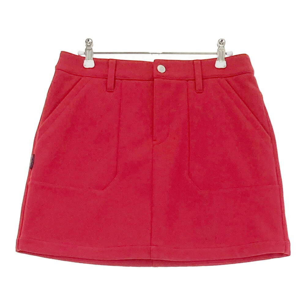 JACK BUNNY ジャックバニー インナー付 スカート レッド系 2 【中古】ゴルフウェア レディース