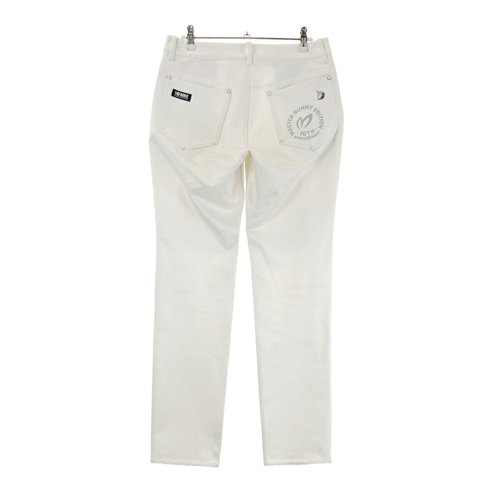 MASTER BUNNY EDITION マスターバニーエディション 10周年 ストレッチロングパンツ ホワイト系 1 【中古】ゴルフウェア レディース