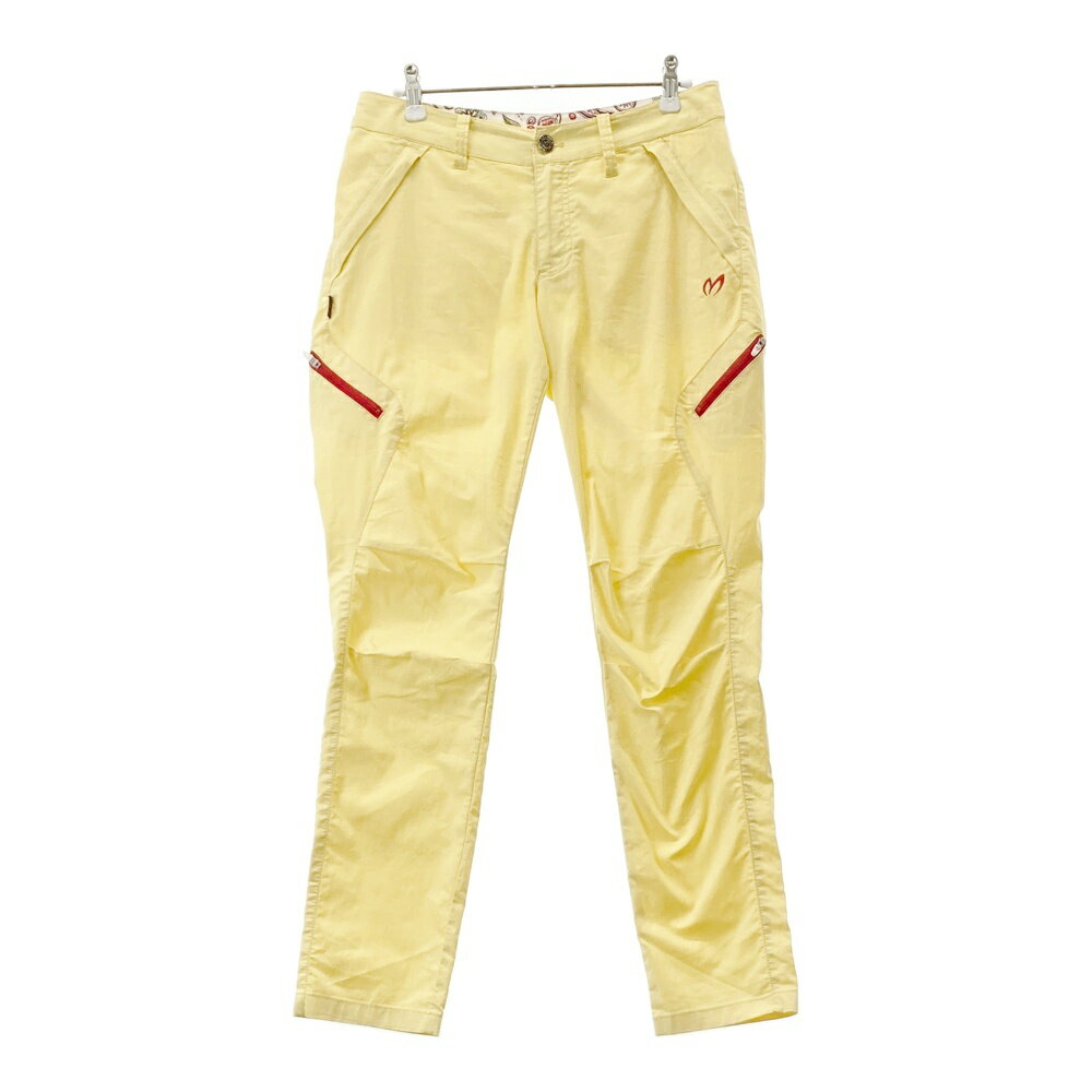 MASTER BUNNY EDITION マスターバニーエディション コットン ロングパンツ イエロー系 0 【中古】ゴル..