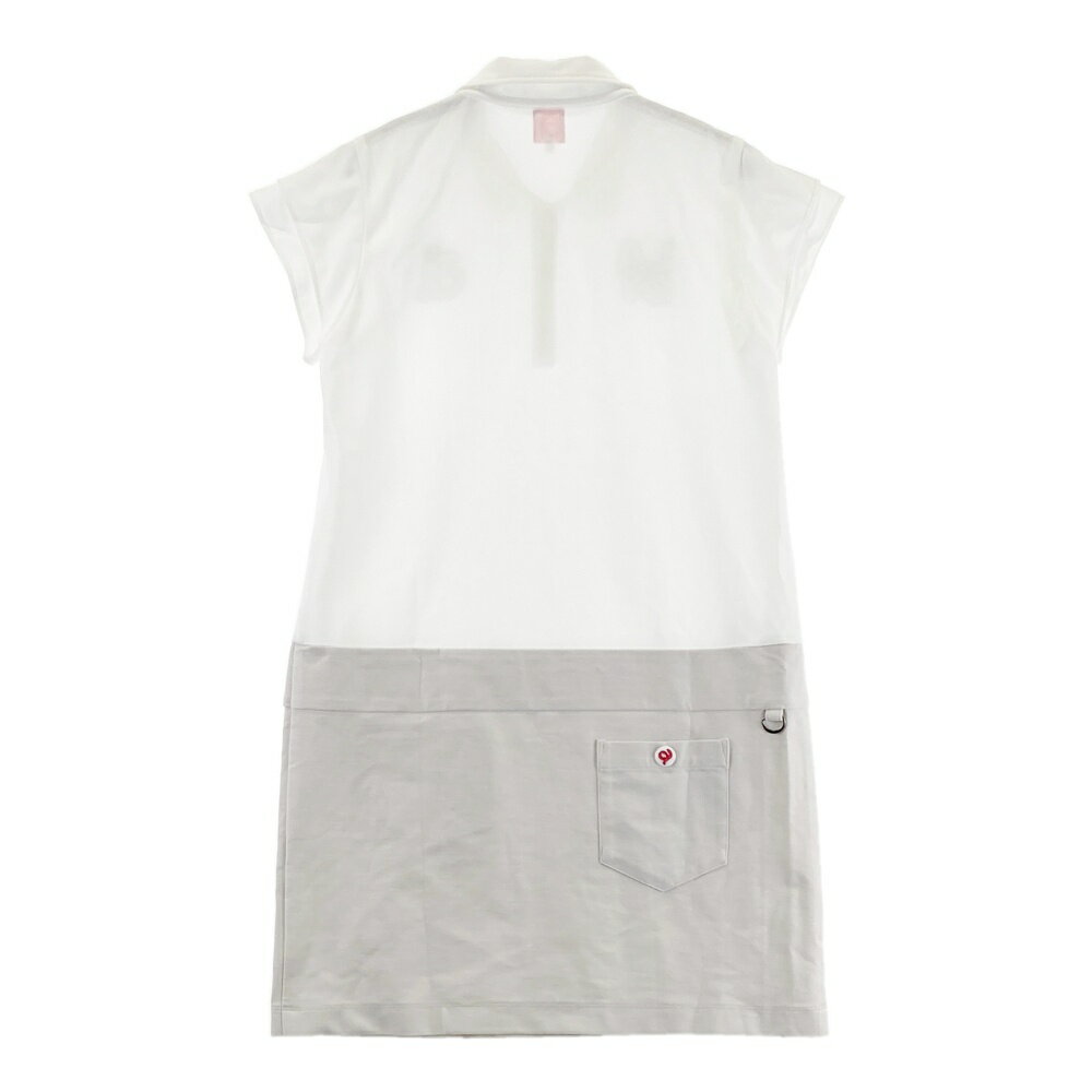 ARCHIVIO アルチビオ 半袖ポロ ワンピース ホワイト系 38 【中古】ゴルフウェア レディース