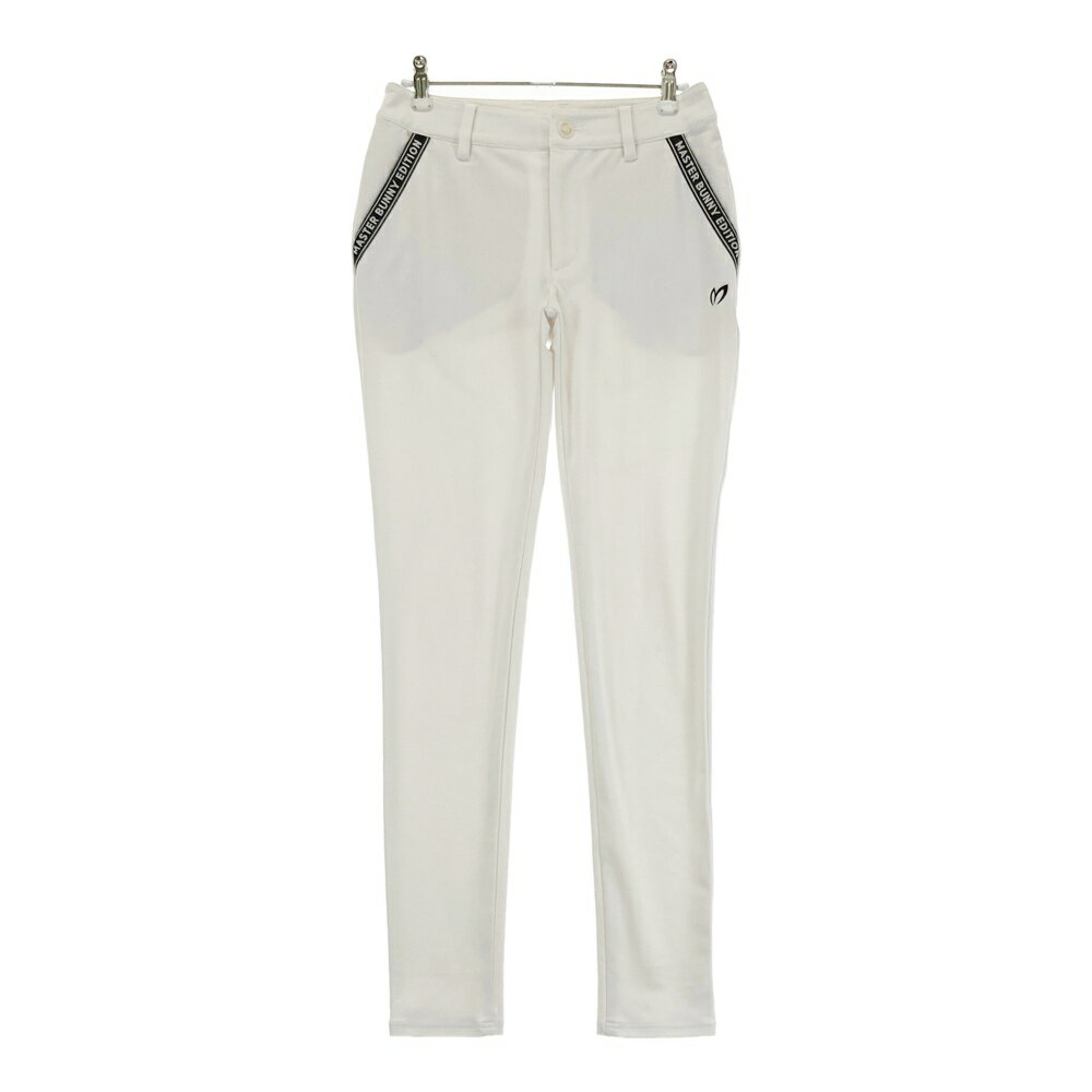 MASTER BUNNY EDITION マスターバニーエディション 2023年モデル ストレッチパンツ ホワイト系 00 【中古】ゴルフウェア レディース