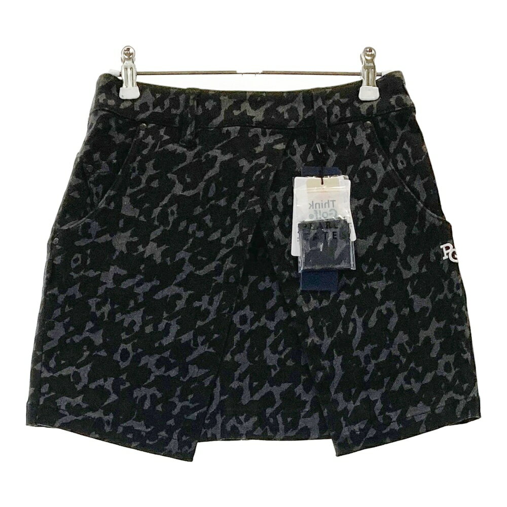 PEARLY GATES パーリーゲイツ 055-2234016 ストレッチスカート 千鳥 レオパード柄 グレー系 00 【中古..