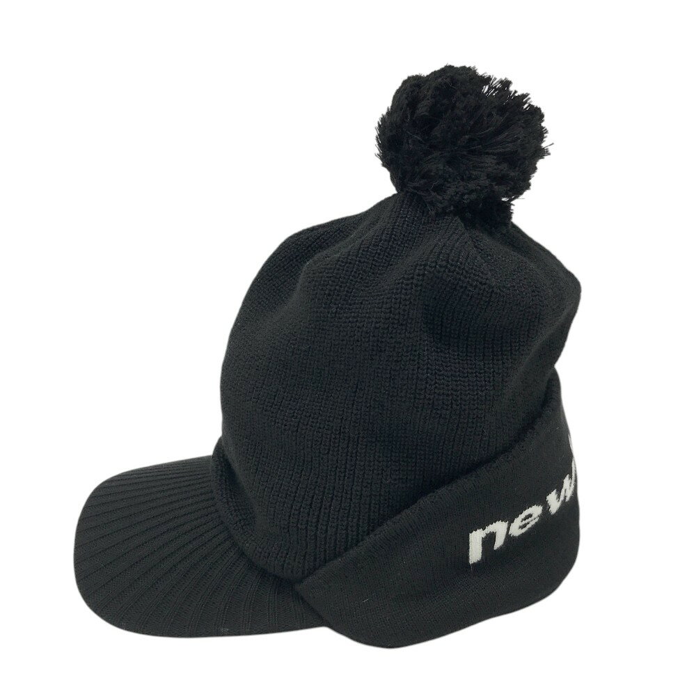 NEW BALANCE GOLF ニューバランス ニットキャップ ブラック系 FR 【中古】ゴルフウェア