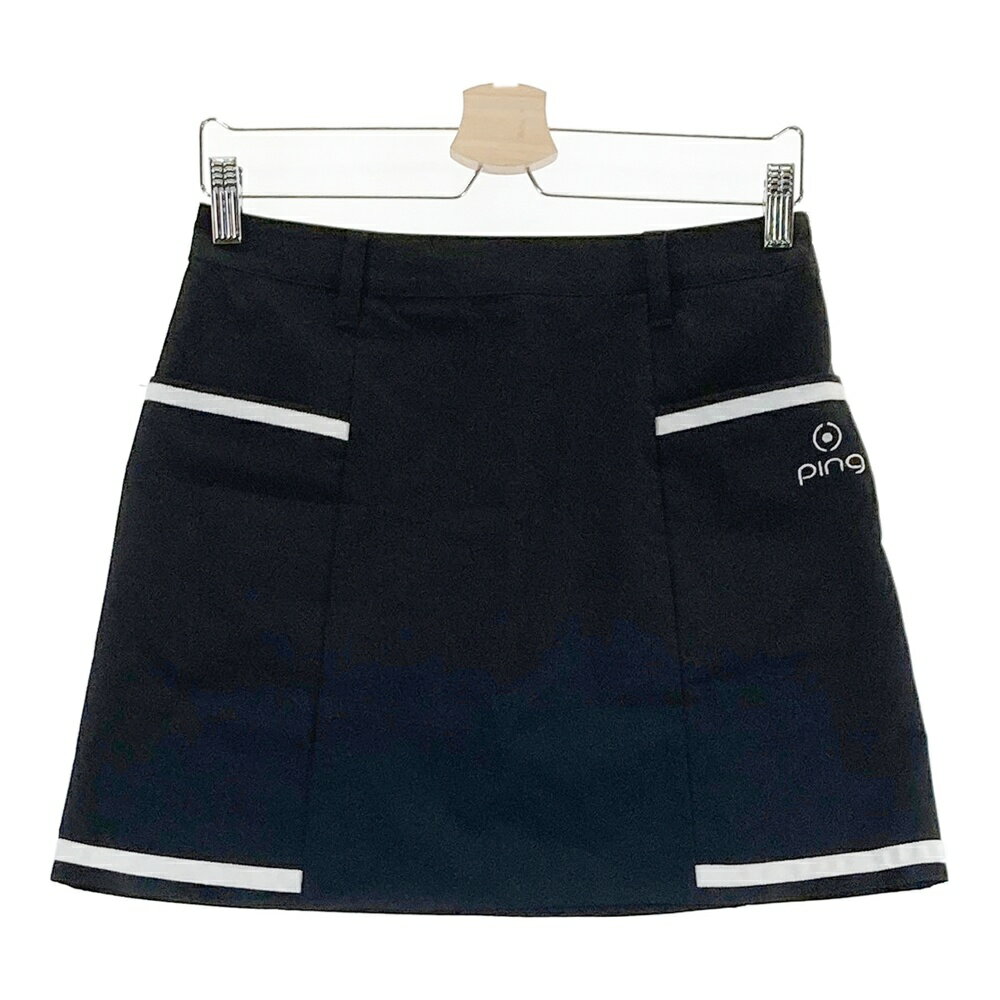 PING ピン 2024年モデル スカート ブラック系 M 【中古】ゴルフウェア レディース