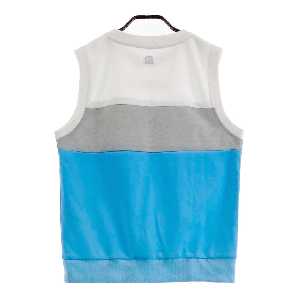 NEW BALANCE GOLF ニューバランス スウェットベスト ブルー系 1 【中古】ゴルフウェア レディース