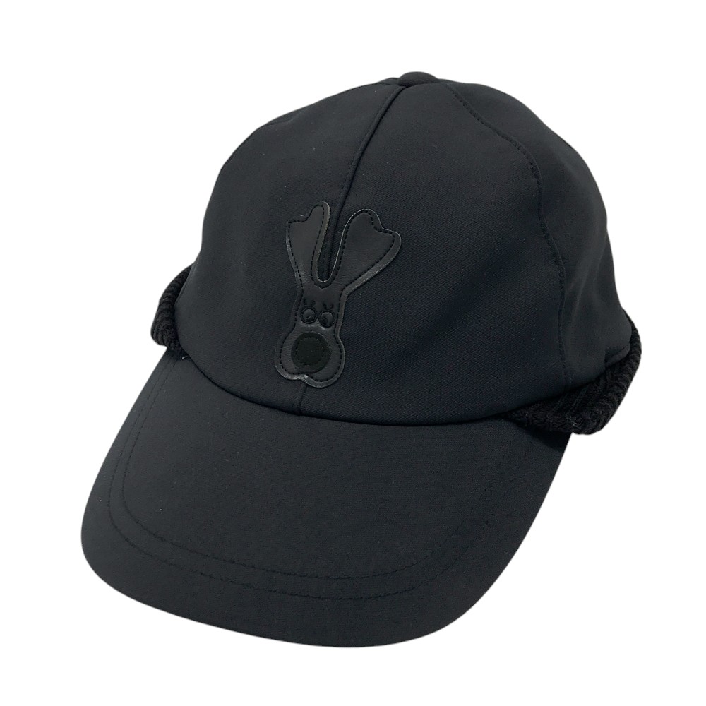 M.U SPORTS エムユースポーツ キャップ ブラック系 【中古】ゴルフウェア