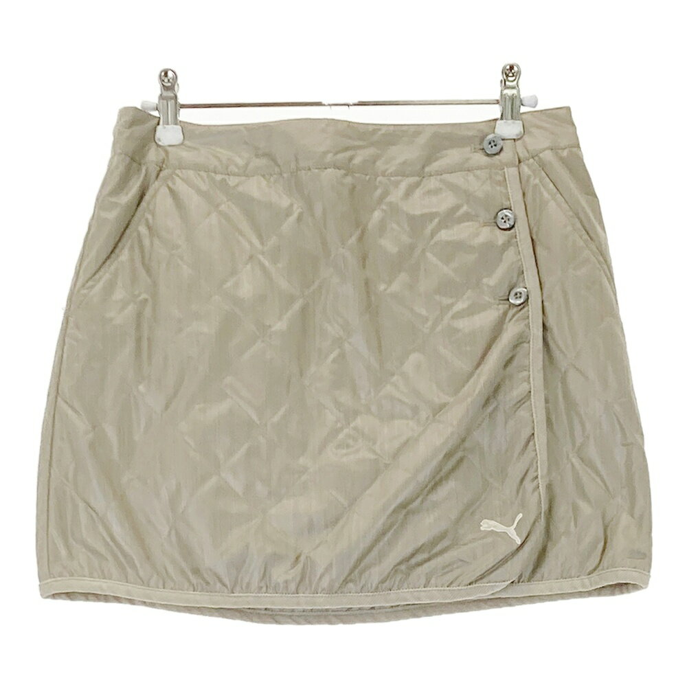 PUMA GOLF プーマゴルフ レディース Pロゴ セットアップ ベージュ PUMA GOLF プーマゴルフ レディース Pロゴ セットアップ