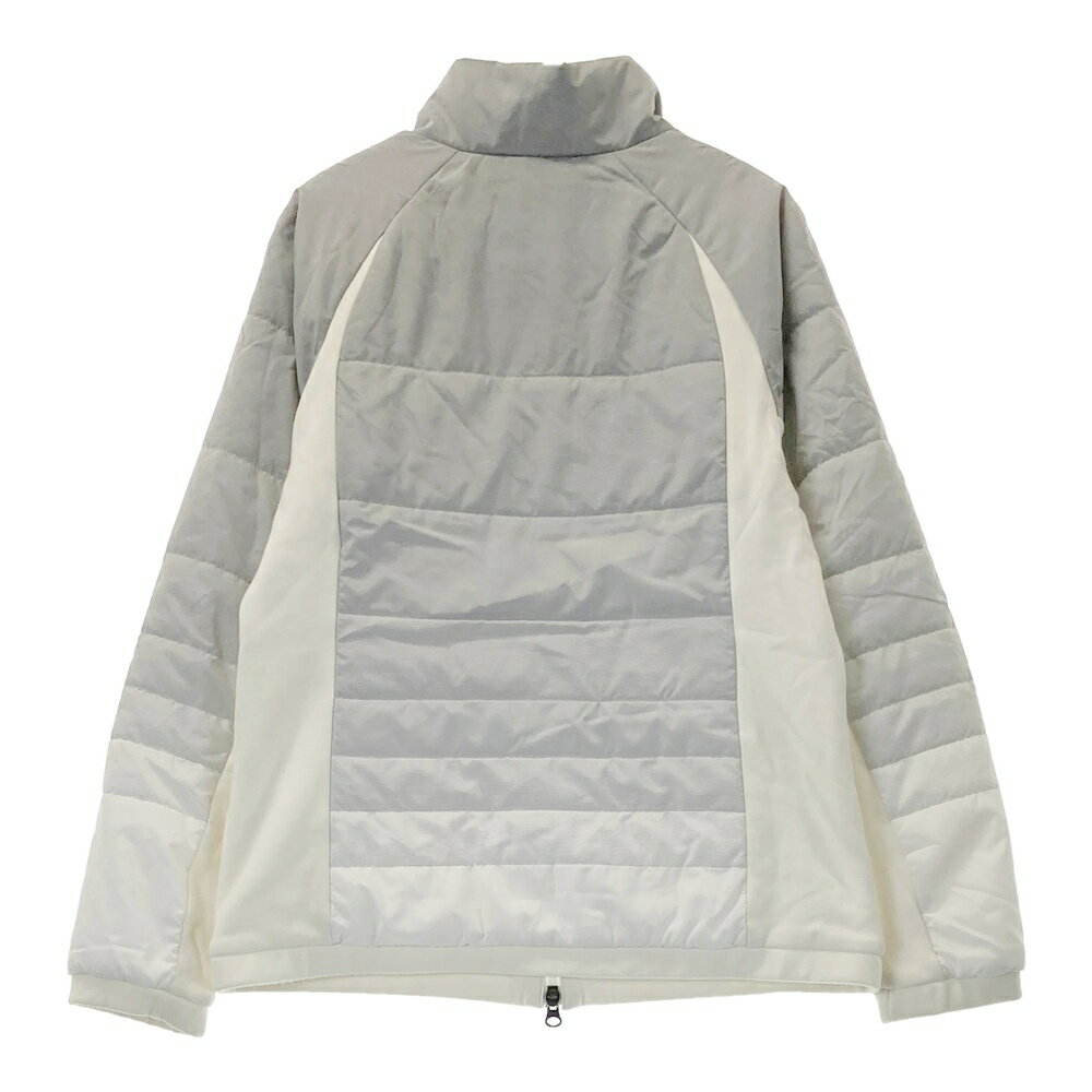DESCENTE GOLF デサントゴルフ 中綿 ジップジャケット グレー系 M 【中古】ゴルフウェア レディース