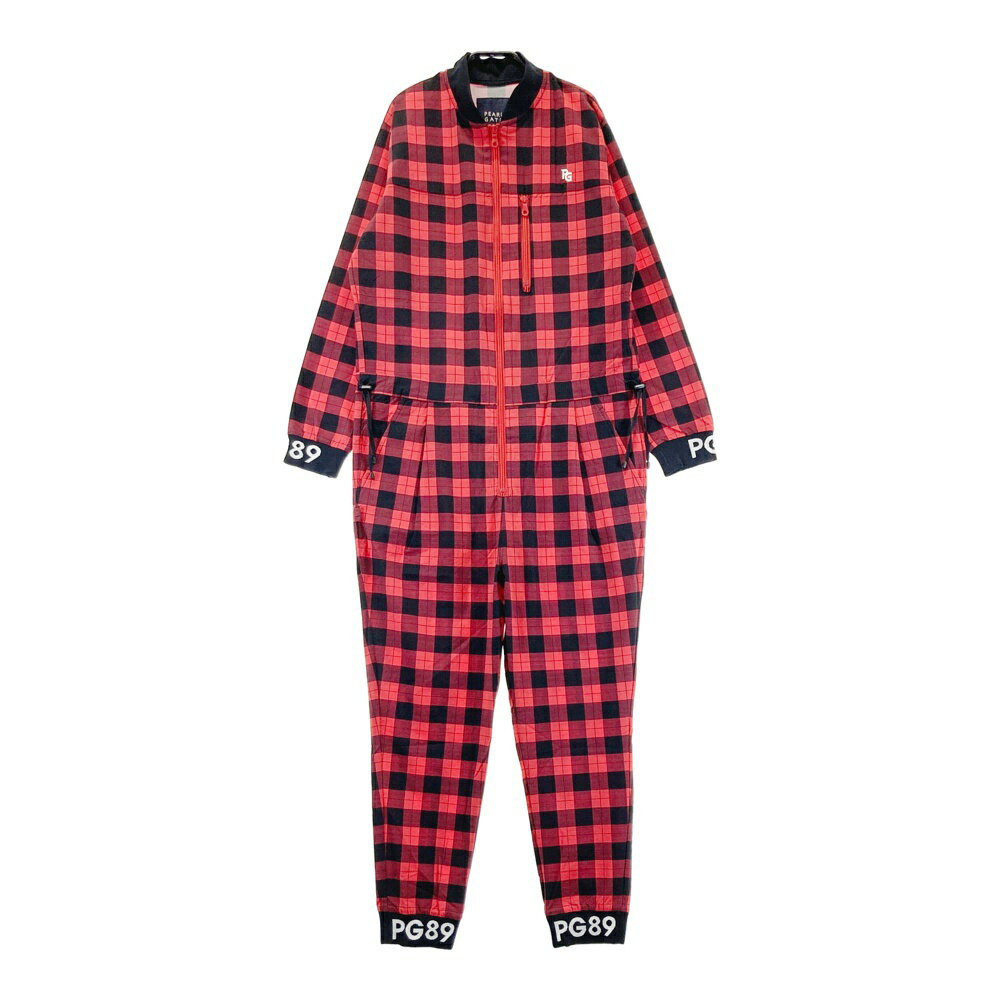 PEARLY GATES パーリーゲイツ 055-1224008 オールインワン チェック柄 レッド系 1 【中古】ゴルフウェ..