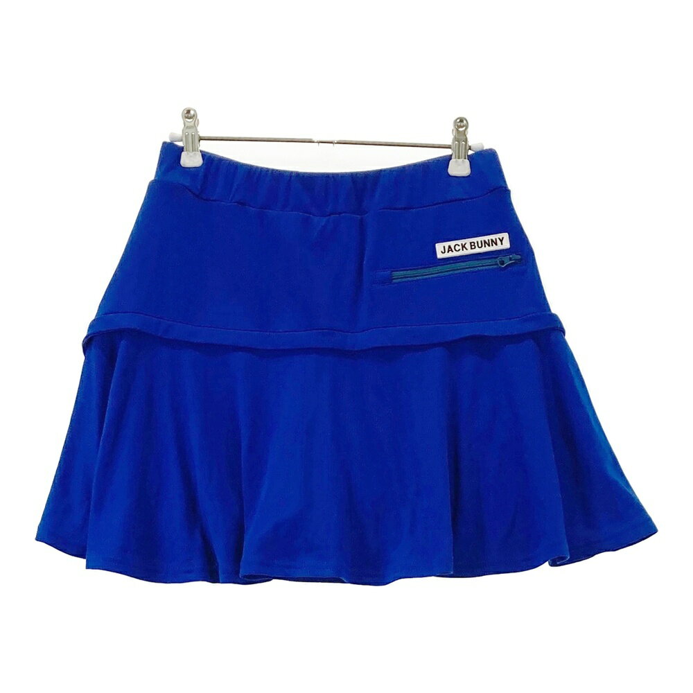 JACK BUNNY ジャックバニー 2023年モデル インナー付き フレアスカート ブルー系 1 【中古】ゴルフウェア レディース