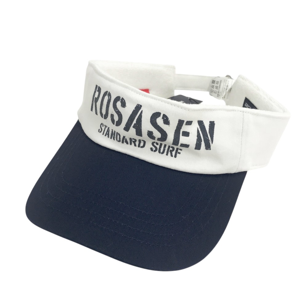 ROSASEN ロサーセン 046-58362 サンバイザー ホワイト系 40 【中古】ゴルフウェア
