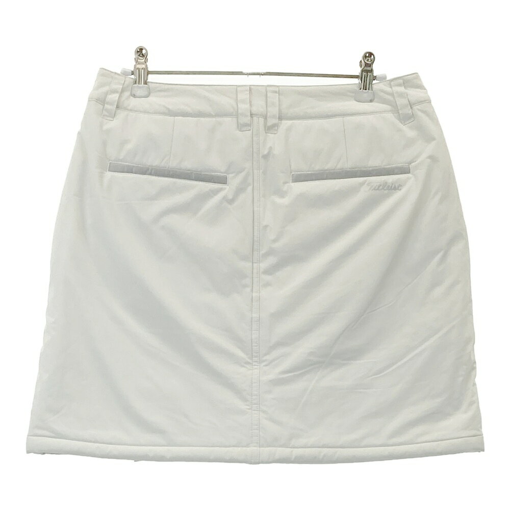 TITLEIST タイトリスト 中綿スカート ホワイト系 L 【中古】ゴルフウェア レディース