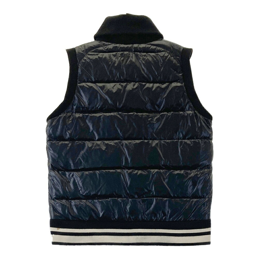 KAPPA GOLF カッパゴルフ ダウン ジップベスト ブラック系 L 【中古】ゴルフウェア レディース