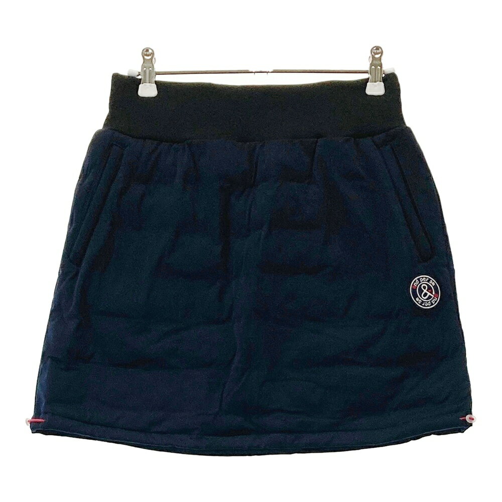 AND PER SE アンパスィ 中綿スカート ネイビー系 S 【中古】ゴルフウェア レディース