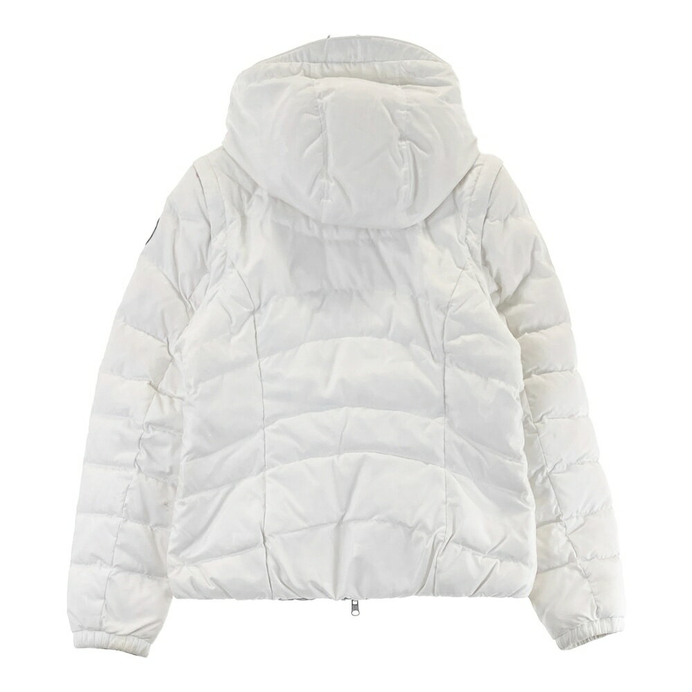 CALLAWAY キャロウェイ 2WAY リバーシブル ダウンジャケット ホワイト系 M 【中古】ゴルフウェア レディース