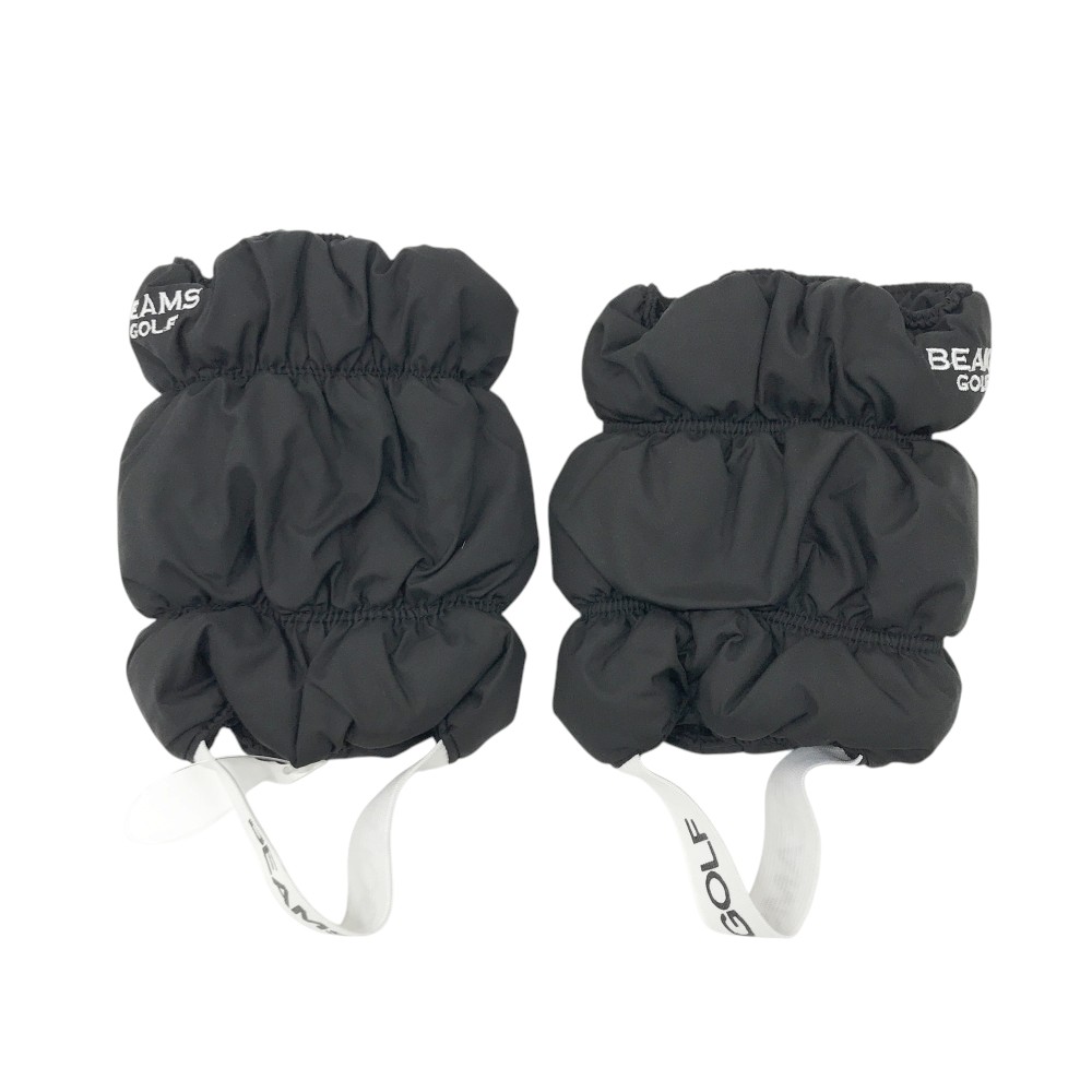BEAMS GOLF ビームスゴルフ 中綿ショート レッグウォーマー ブラック系 【中古】ゴルフウェア