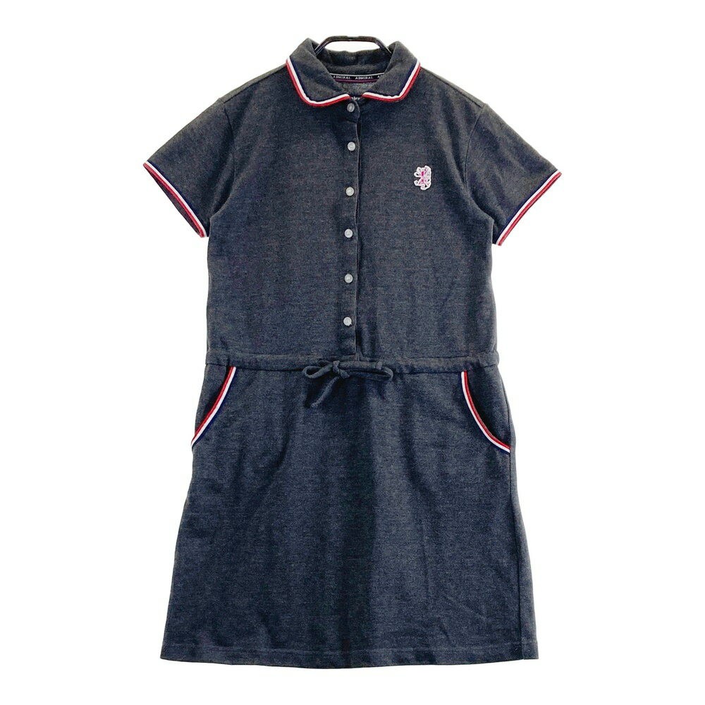 ADMIRAL アドミラル 半袖ワンピース グレー系 M 【中古】ゴルフウェア レディース