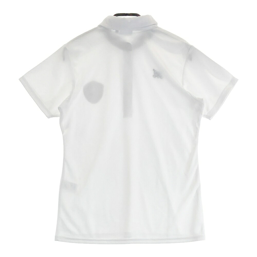 FILA GOLF フィラゴルフ 半袖ポロシャツ ホワイト系 L 【中古】ゴルフウェア レディース