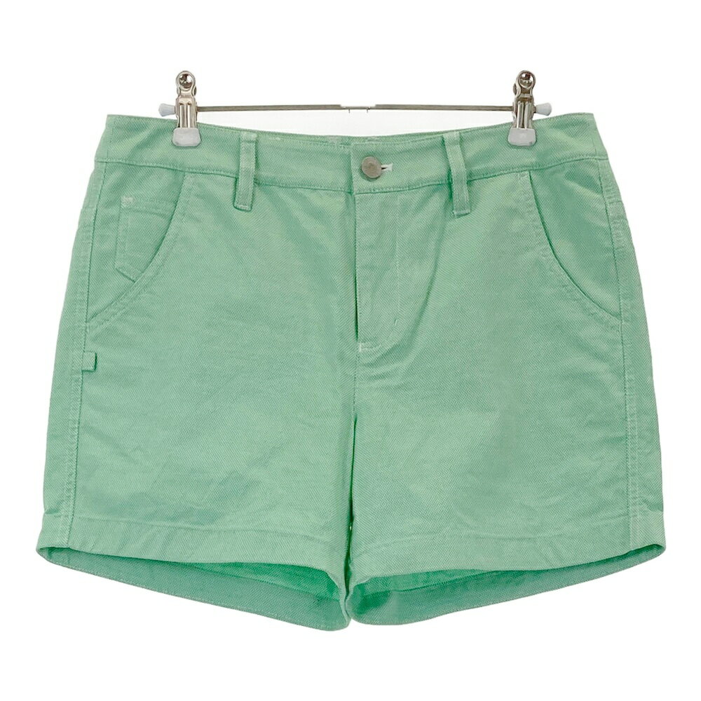 JACK BUNNY ジャックバニー ストレッチ ショートパンツ グリーン系 2 【中古】ゴルフウェア レディース