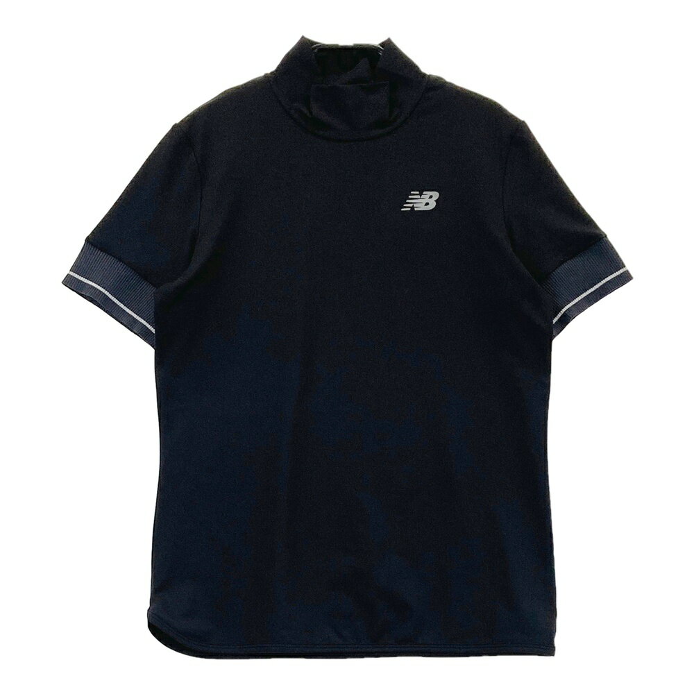 NEW BALANCE GOLF ニューバランス 2024年モデル ハイネック 半袖Tシャツ ブラック系 1 【中古】ゴルフウェア レディース