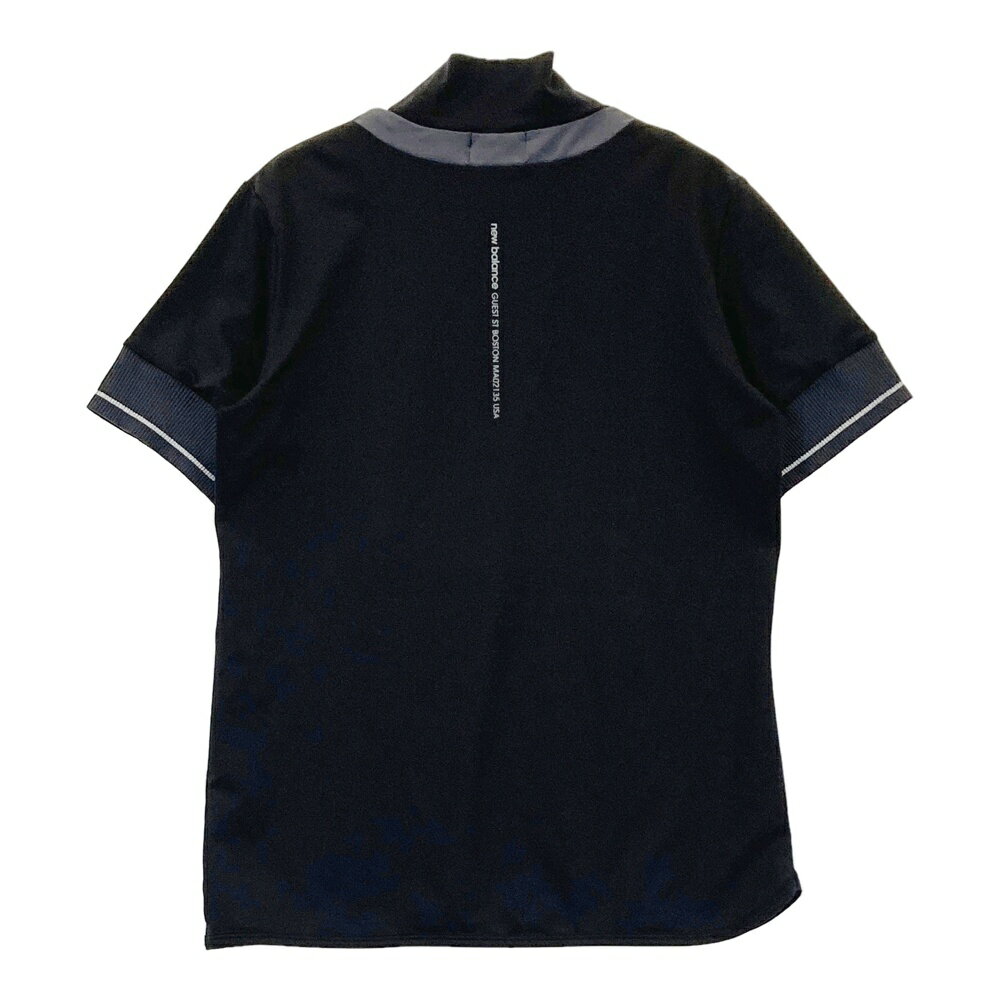 NEW BALANCE GOLF ニューバランス 2024年モデル ハイネック 半袖Tシャツ ブラック系 1 【中古】ゴルフウェア レディース
