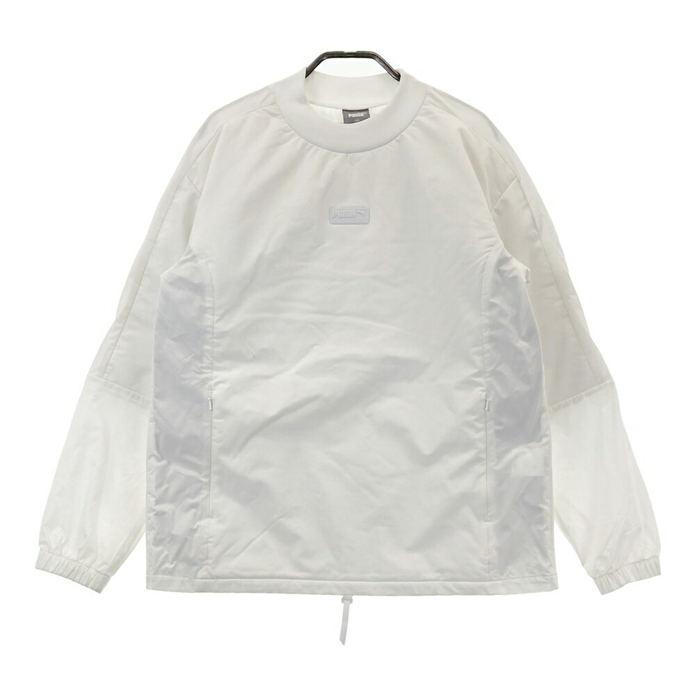 PUMA GOLF プーマゴルフ 中綿切替ブルゾン ホワイト系 XL 【中古】ゴルフウェア レディース