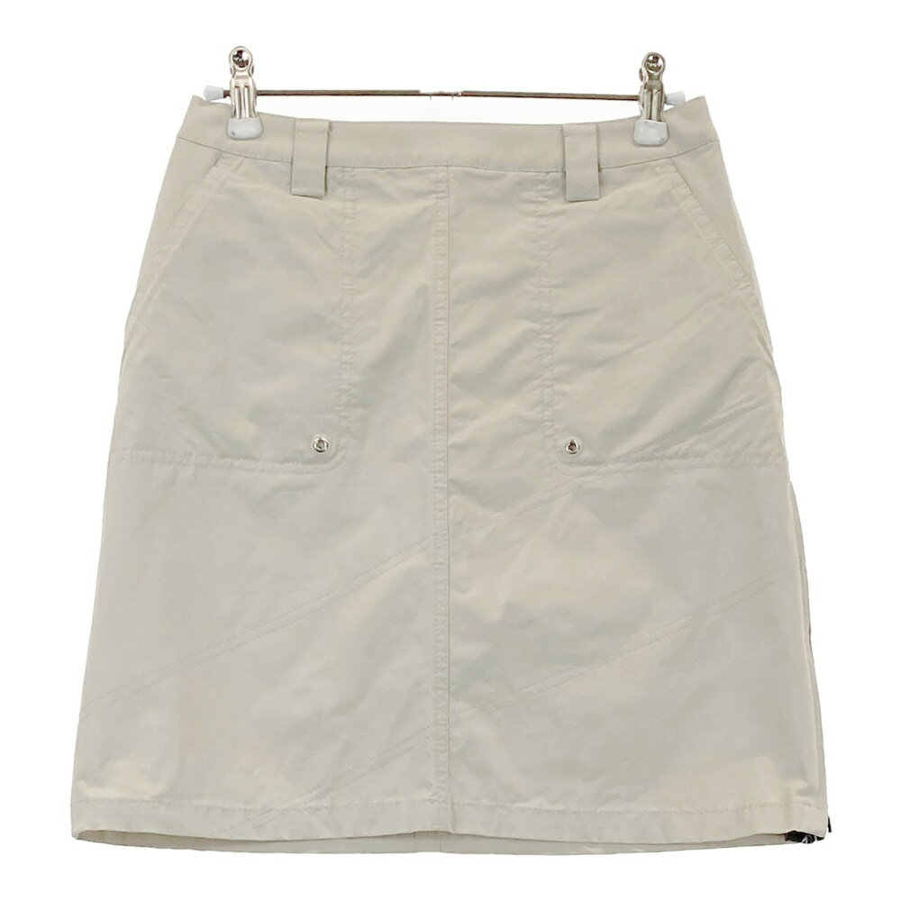 MUNSING WEAR マンシングウェア インナー付 スカート ベージュ系 7 【中古】ゴルフウェア レディース