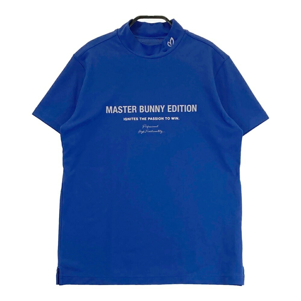 MASTER BUNNY EDITION マスターバニーエディション ハイネック 半袖Tシャツ ブルー系 2 【中古】ゴルフウェア レディース