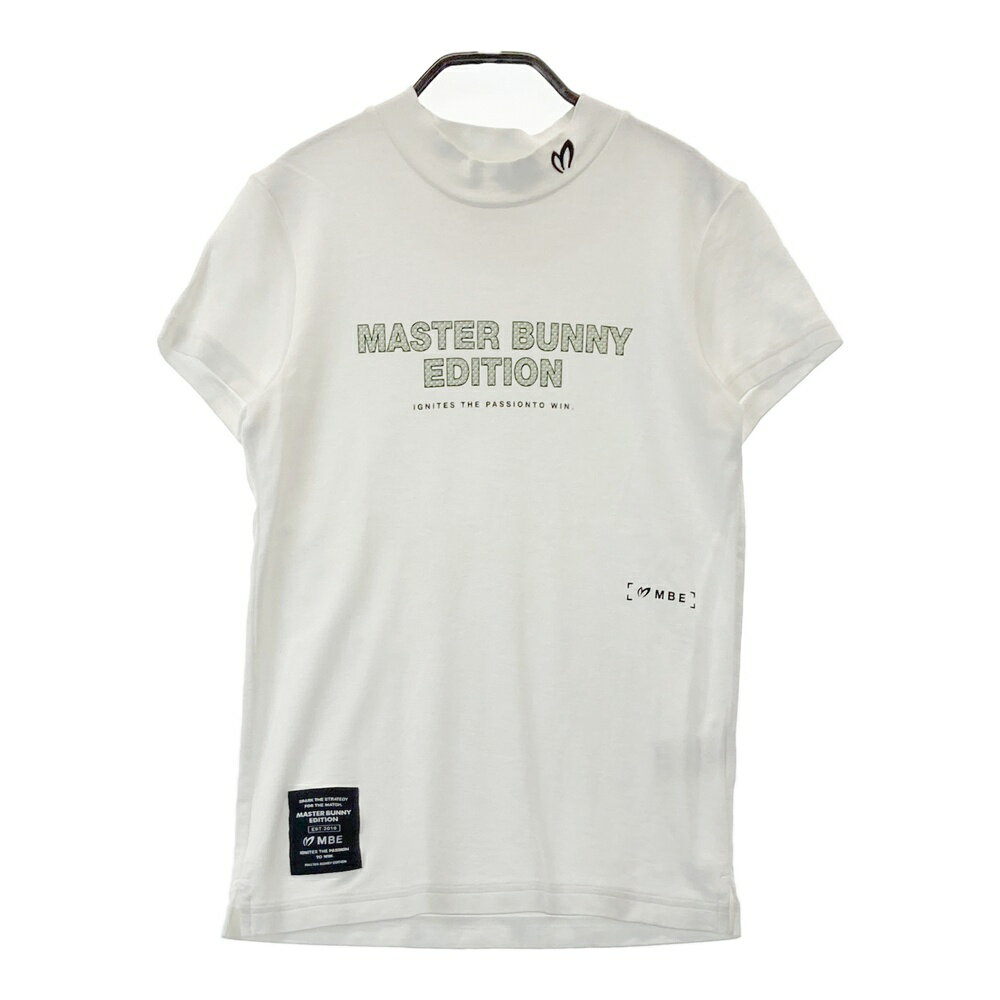 MASTER BUNNY EDITION マスターバニーエディション ハイネック半袖Tシャツ ホワイト系 0 【中古】ゴルフウェア レディース