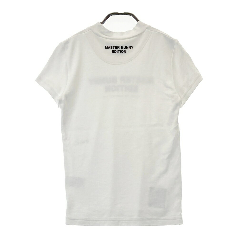 MASTER BUNNY EDITION マスターバニーエディション ハイネック半袖Tシャツ ホワイト系 0 【中古】ゴルフウェア レディース