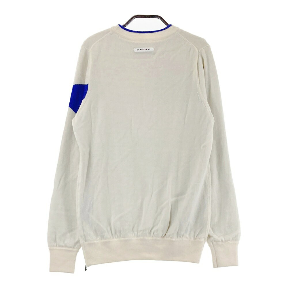 ST ANDREWS セントアンドリュース 蓄熱 ニットセーター ホワイト系 M 【中古】ゴルフウェア レディース