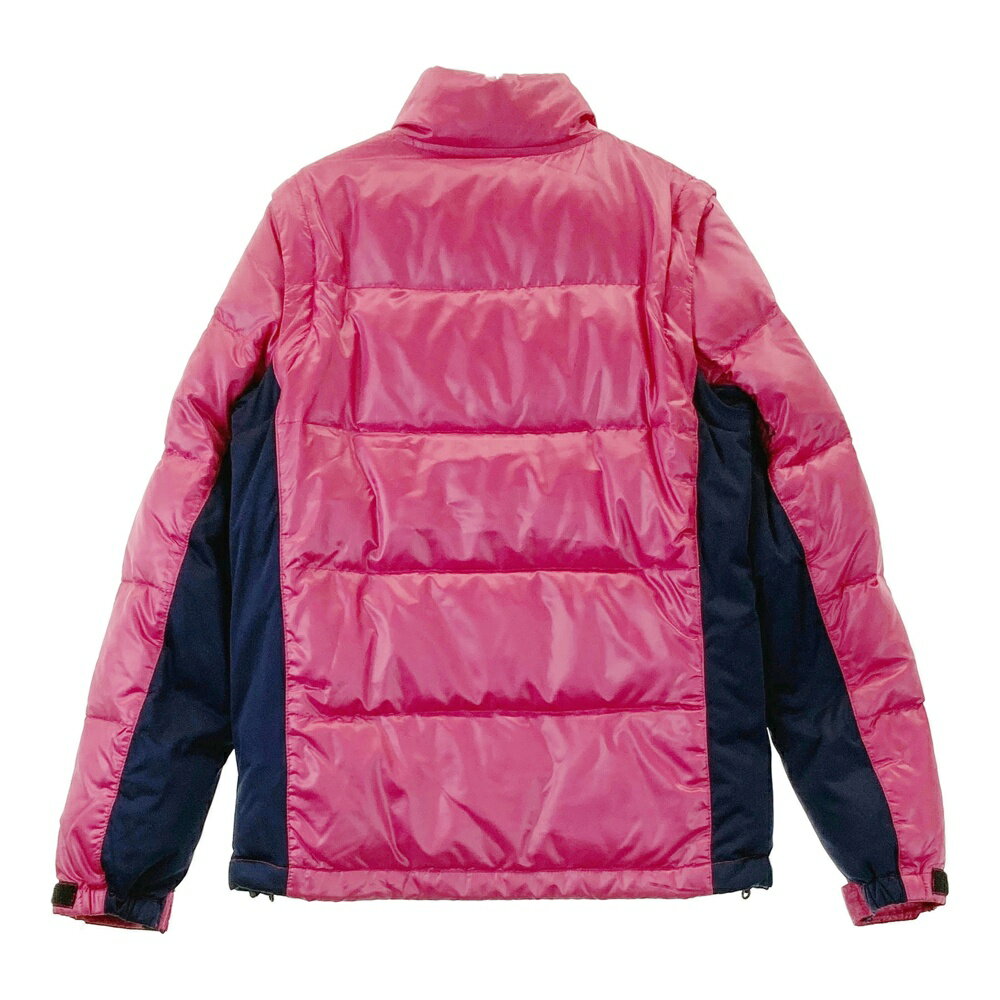 ADMIRAL アドミラル 2WAY 長袖 ダウンジャケット ピンク系 M 【中古】ゴルフウェア レディース