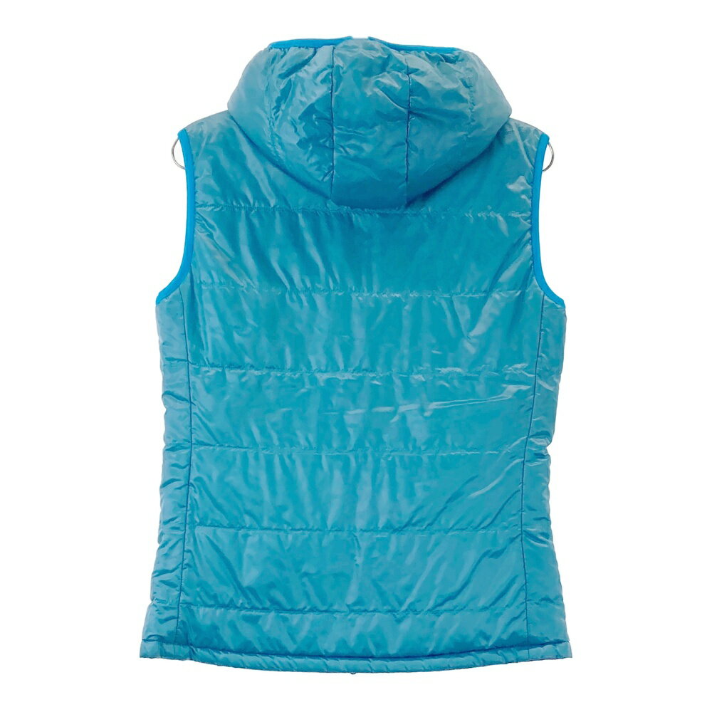 ADMIRAL アドミラル リバーシブル 中綿 ジップベスト 迷彩 カモフラ柄 ブルー系 M 【中古】ゴルフウェア レディース