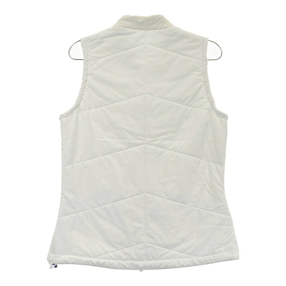 ADIDAS GOLF アディダスゴルフ 中綿ジップベスト ホワイト系 OT 【中古】ゴルフウェア レディース