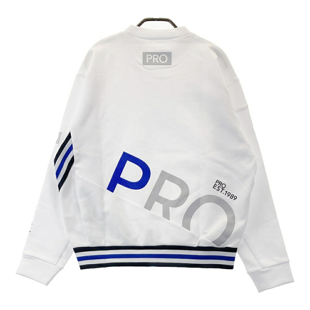 PEARLY GATES パーリーゲイツ ; 2024年モデル スウェットトレーナー ホワイト系 2 【中古】ゴルフウェア レディース