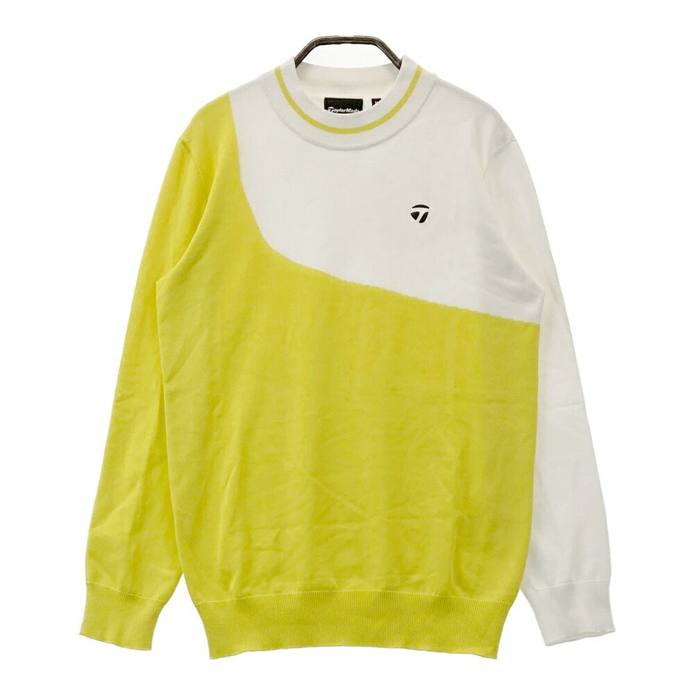 TAYLOR MADE テーラーメイド 2023年モデル ニットセーター イエロー系 M 【中古】ゴルフウェア レディース